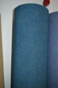 2m Width Roll of Blue Cord Carpet