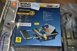 *Macallister MTC750L Laser Precision Tile Cutter