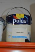 *2.5L of Dulux Natural Calico Vinyl Matt Emulsion