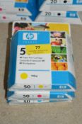 Three HP Inkjet Cartridges
