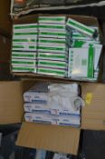 Box of Ansell Disposable Gloves and a Box of Mediwipes