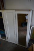 Double Wardrobe with Mirrored Door (AF)