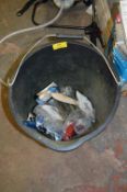 *Bucket Containing Various Paint Brushes