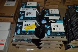 Twenty Two HP 337 Black Inkjet Cartridges