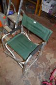 Aluminium Framed Tubular Folding Directors Chair