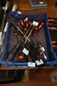 Twelve Slotted Screwdrivers 8x200mm