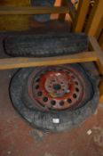 Two Space Saver Spare Wheels