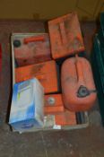 Box Containing Storage Boxes and a Jerry Can etc