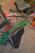 Flymo Lawnmower, Black & Decker Rotavator and a Garden Vac