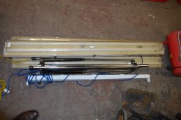 Three Non Corrosive Fluorescent Light Fittings