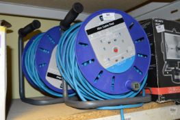 *Two Workpower 45m Extension Cable Reels