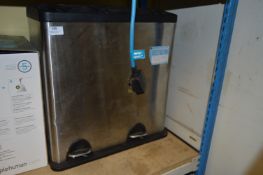 *Dual Compartment Pedal Bin