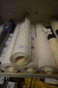 *Four Rolls of CS Colours Paintable Wallpaper (Damask)