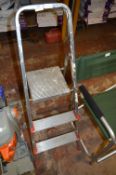 Set of Aluminium Two Tread Platform Steps