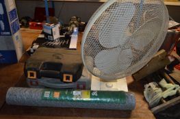 Two Toolboxes, Roll of Chicken Wire and a 16