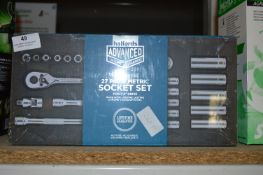 Halfords Advance 27 Piece Metric Socket Set
