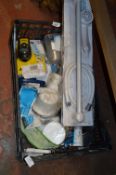 *Basket of Assorted Shower Components, Fittings, etc.