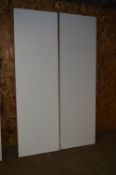 *Pair of Interior Flush Doors 48 Inches x 78 Inches