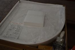 *90x90 Corner Shower Tray with Concealed Waste