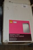 *Stainless Steel Sliding Door Cabinet