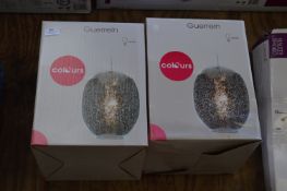 *Pair of B&Q Colours Guerrein Contemporary Style Lamp Shade
