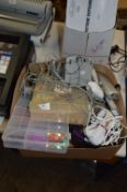 *Box Containing Cordless Telephones, Self Adhesive Wood and Reflective Letters etc