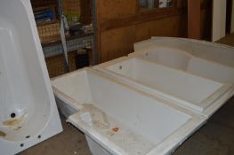 *5 Assorted Acrylic Baths