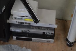 *Assorted CCTV Equipment Computer Switches etc