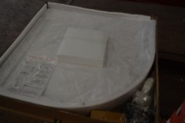 *90x90 Corner Shower Tray with Concealed Waste