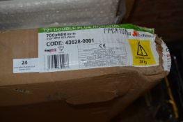 *T21 700x600mm Double Paneled Radiator