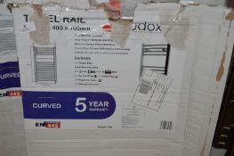 *Kudox 400x700mm Chrome Towel Rail