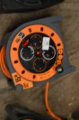 *15m Extension Cable on Reel with 4 Power Outlets