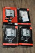 *4 Halogen 500W Security Lamps with PIR Sensors