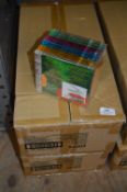 *2 Boxes Containing 10 Packs of 10 Multi Coloured CD Cases