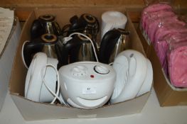 *6 Cordless Kettles and 3 Electric Fan Heaters
