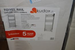 *Kudox 450x1100mm Chrome Towel Rail