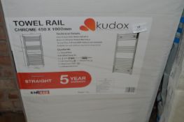 *Kudox 450x1100mm Chrome Towel Rail