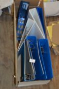 *Box Containing 6 Lever Arch Folders and a Filling Tray