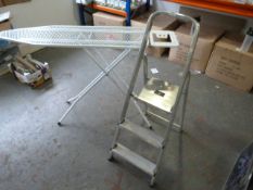 *Pair of Aluminium 2 Tread Steps and Ironing Board