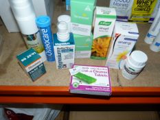 *10 Assorted items including Charcoal Tablets, Magnesium Oils, Vitamin E Lotion etc