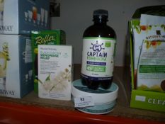 *4 Assorted items including Hair Colour, Menopause Relief, Skin Cream & Coconut Summer Bubble Drink