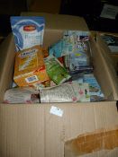 *Box of Organic White Flour, Flaxseed etc