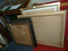 Selection of Four Large Glazed Picture Frames