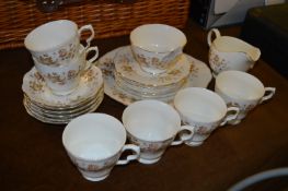 Colclough Bone China Avon Leaf Pattern Tea Set