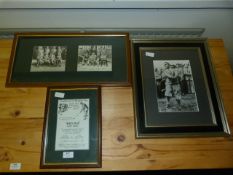 Three Framed Golfing Prints