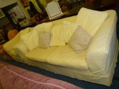 Two Piece Suite with Loose Covers; Two Seat Sofa and an Armchair