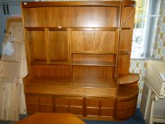 Teak Wall Unit
