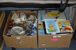 Box of Books; Fiction, Nonfiction, Children's, etc.