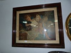 Framed Victorian Pears Print