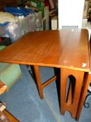 Teak Drop Leaf Dining Table